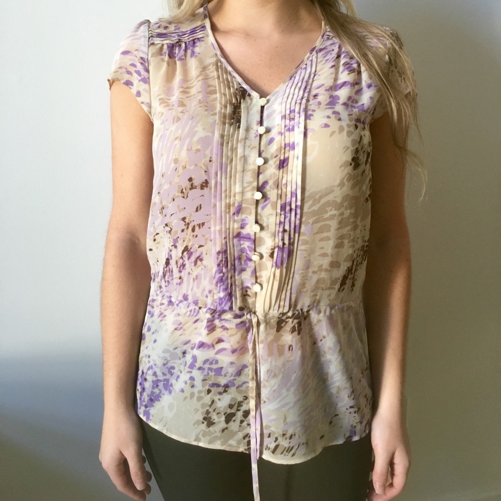 Banana Republic Floral Blouse